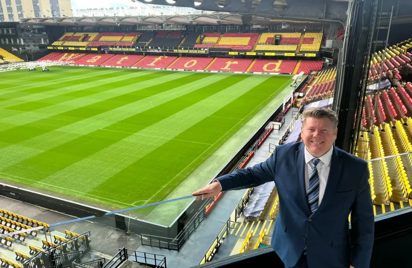 Dean Russell at Vicarage Road