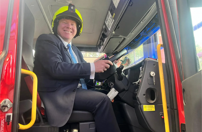 Dean Russell MP visits Garston Fire Station | Dean Russell