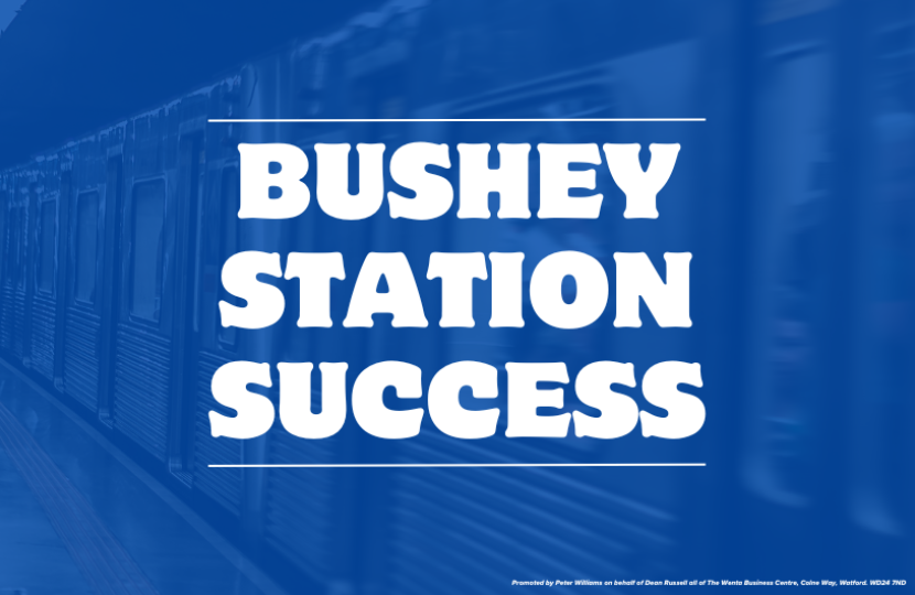 Bushey Station Success