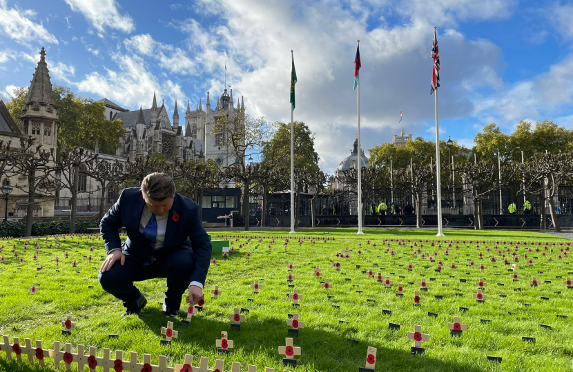 Dean Russell at Garden of Remembrance