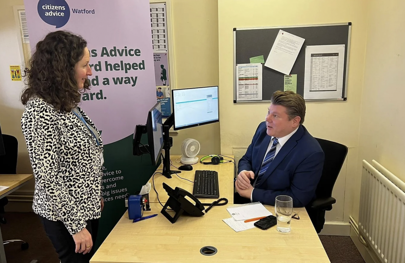 Dean Russell visits Citizen Advice