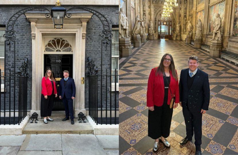 Dean nominates Hayley to attend Number 10 Childcare Reception