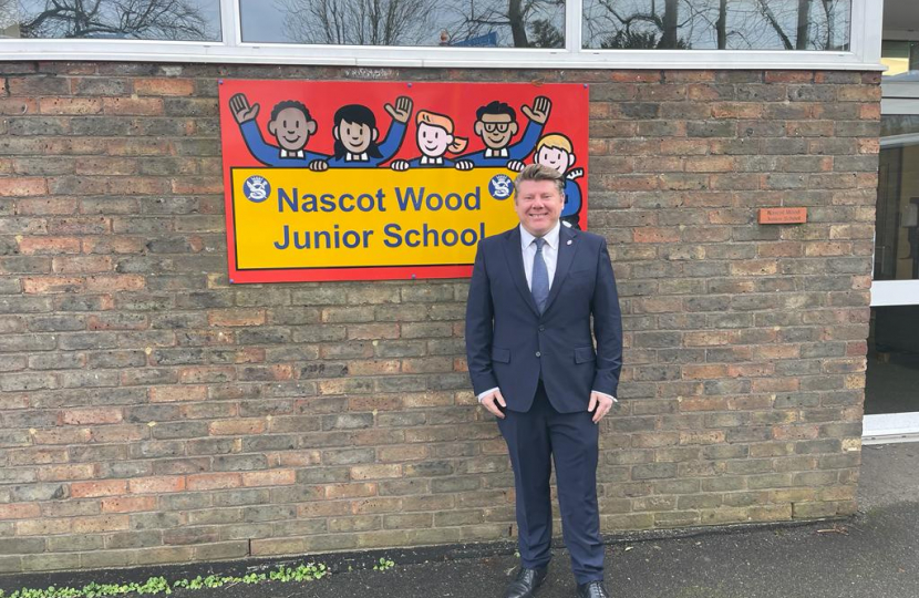 Dean Russell visits Nascot Wood Junior School