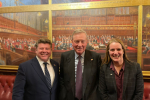 Dean Russell MP with Virginia Crosbie MP and Lord Robathan