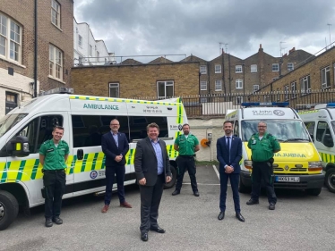 Dean Russell MP spent the day with the St John Ambulance team earlier this week.