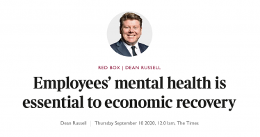 Employees’ mental health is essential to economic recovery