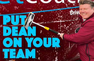 Put Dean On Your Team graphic with Dean Russell MP cleaning coach