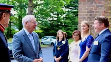 Dean Russell meets HRH Duke of Gloucester