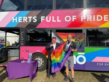 Dean Russell at Herts Pride