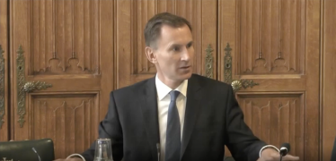 Jeremy Hunt at health and social care committee