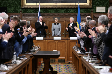 Olena Zselenska in Parliament