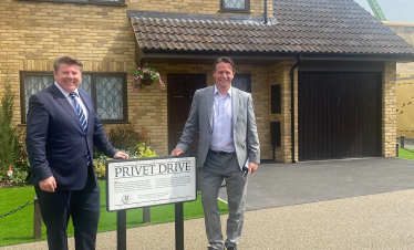 Dean Russell on Privet Drive with Minister for Sport, Tourism and Heritage