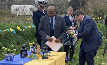 Dean Russell at Ukraine Vigil Prayer Event