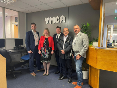 Dean Russell MP with Felicity Buchan MP at YMCA One Vision