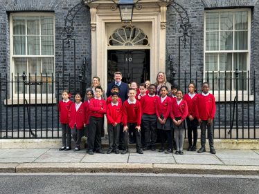 Cherry Tree Primary School visit to number 10 Downing Street